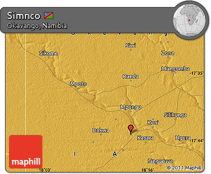 Physical Map of Simnco