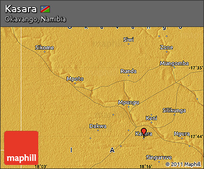 Physical Map of Kasara