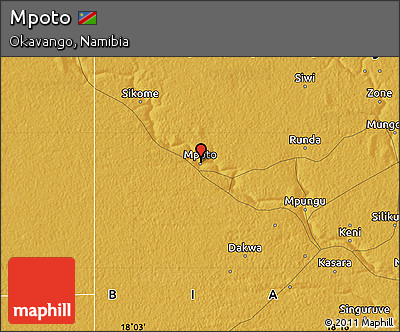 Physical Map of Mpoto