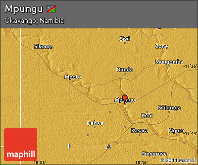 Physical Map of Mpungu