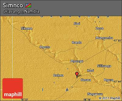 Physical Map of Simnco