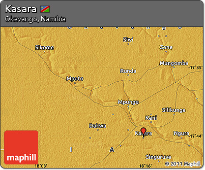 Physical Map of Kasara