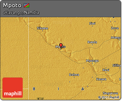 Physical Map of Mpoto