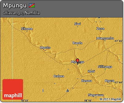 Physical Map of Mpungu