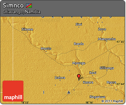 Physical Map of Simnco