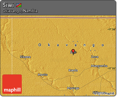 Physical Map of Siwi