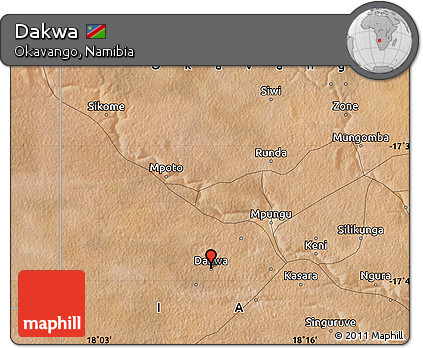 Satellite Map of Dakwa