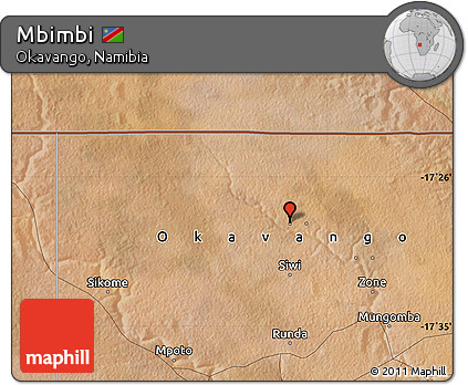 Satellite Map of Mbimbi