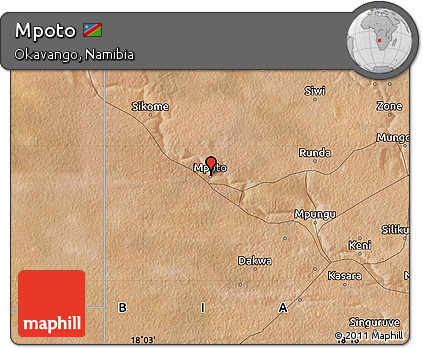 Satellite Map of Mpoto