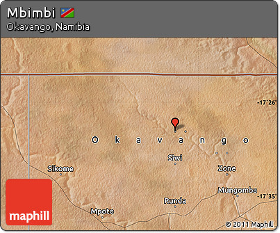 Satellite Map of Mbimbi