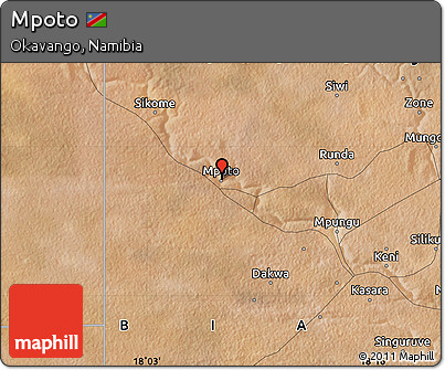 Satellite Map of Mpoto