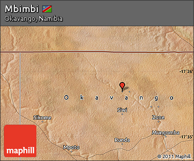 Satellite Map of Mbimbi