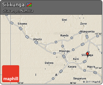 Shaded Relief Map of Silikunga