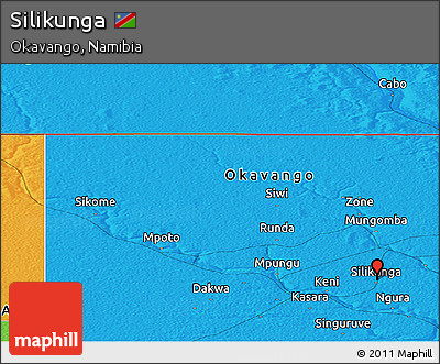 Political Panoramic Map of Silikunga