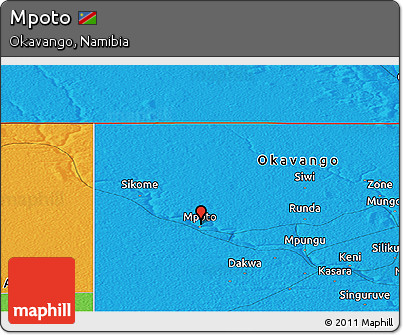 Political Panoramic Map of Mpoto