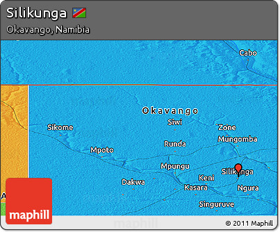 Political Panoramic Map of Silikunga