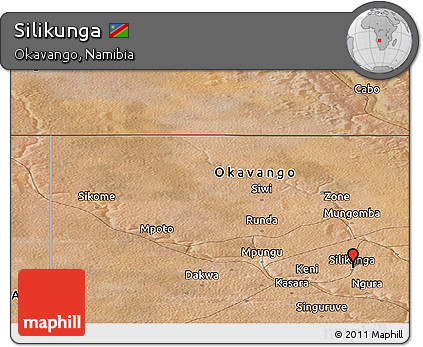 Satellite Panoramic Map of Silikunga