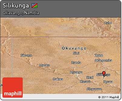 Satellite Panoramic Map of Silikunga