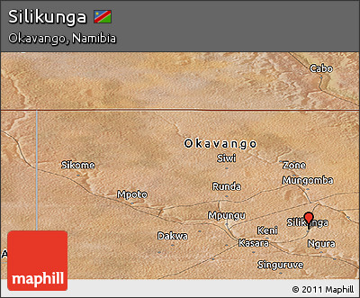 Satellite Panoramic Map of Silikunga