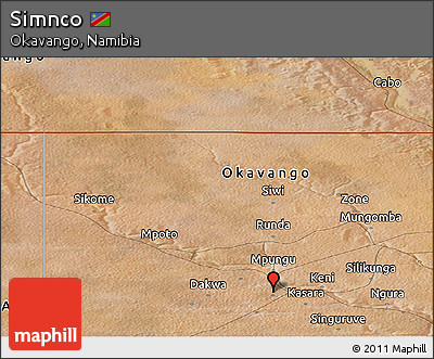 Satellite Panoramic Map of Simnco