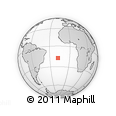 Outline Map of the Area around 17° 30' 31" S, 17° 46' 29" W, rectangular outline