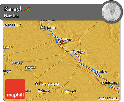 Physical 3D Map of Karayl