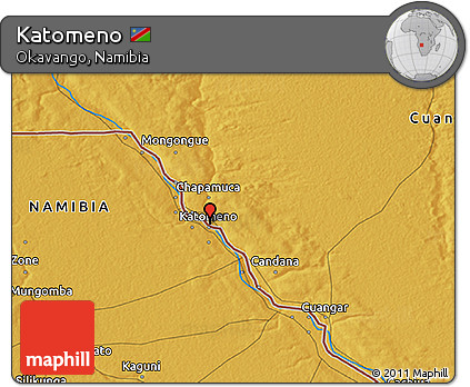 Physical 3D Map of Katomeno