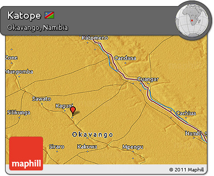 Physical 3D Map of Katope