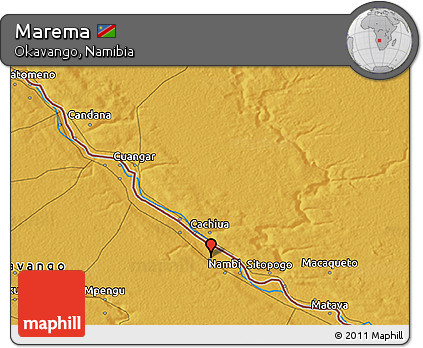 Physical 3D Map of Marema