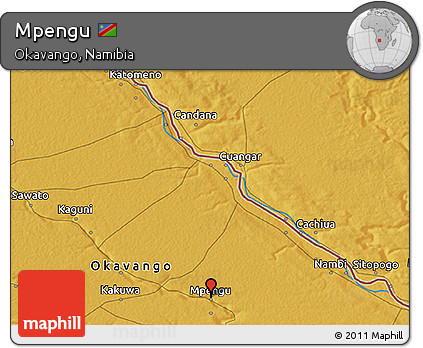 Physical 3D Map of Mpengu
