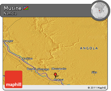 Physical 3D Map of Musine