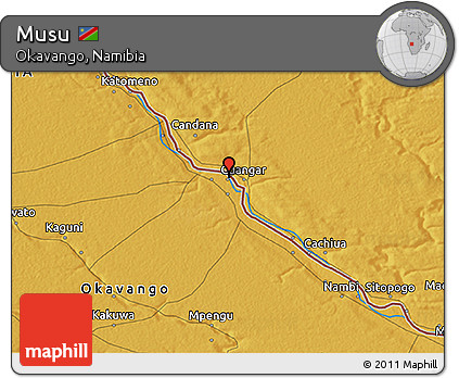 Physical 3D Map of Musu