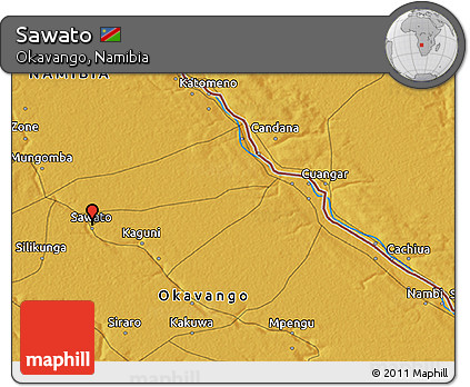 Physical 3D Map of Sawato