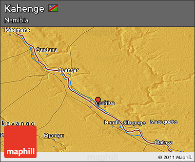 Physical 3D Map of Kahenge