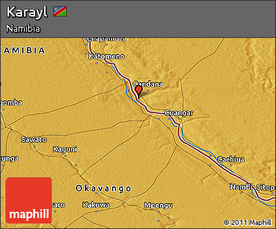 Physical 3D Map of Karayl