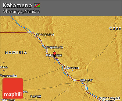 Physical 3D Map of Katomeno