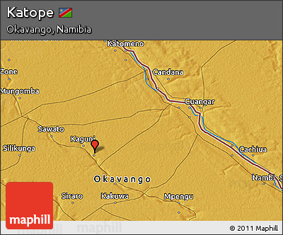 Physical 3D Map of Katope
