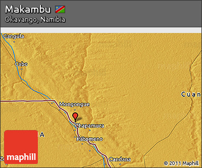 Physical 3D Map of Makambu