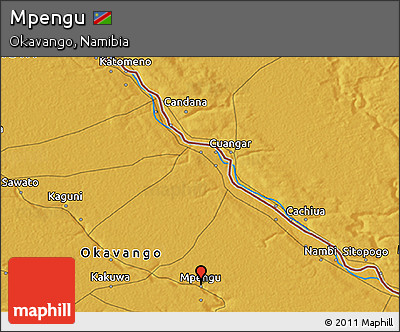 Physical 3D Map of Mpengu