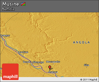 Physical 3D Map of Musine
