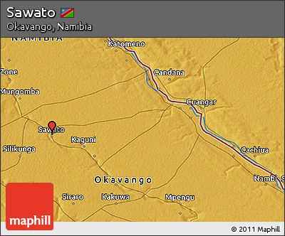 Physical 3D Map of Sawato