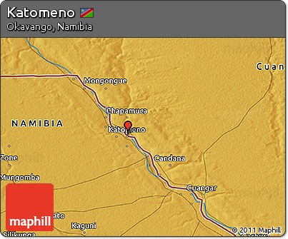 Physical 3D Map of Katomeno