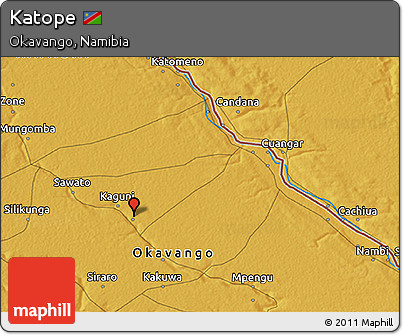 Physical 3D Map of Katope