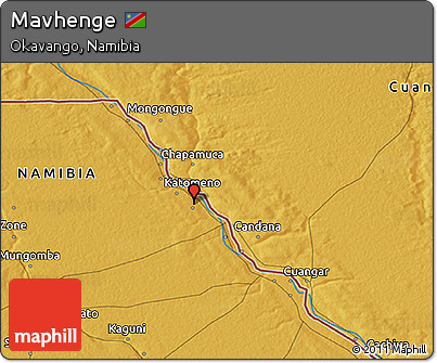 Physical 3D Map of Mavhenge