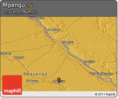 Physical 3D Map of Mpengu