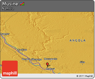 Physical 3D Map of Musine