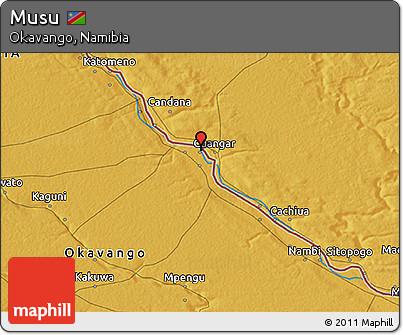 Physical 3D Map of Musu