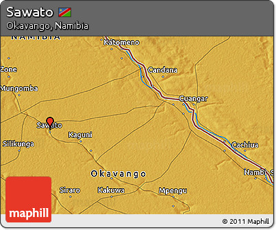 Physical 3D Map of Sawato