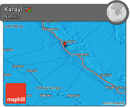 Political 3D Map of Karayl