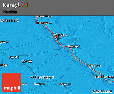 Political 3D Map of Karayl